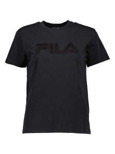 Fila Koszulka w kolorze czarnym rozmiar: XS. Czarne bluzki Fila, xs, bez wzorów, z bawełny, bez kołnierzyka, bez ramiączek. Za 39,49 zł.