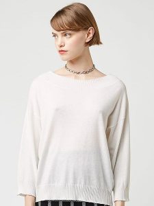 Rodier Sweter w kolorze kremowym rozmiar: L. Brązowe swetry oversize Rodier, l, bez wzorów, bez ramiączek. Za 180,98 zł.