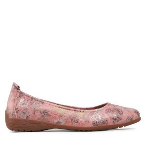 Baleriny Josef Seibel. Czerwone balerinki Josef Seibel, bez wzorów, bez obcasa, bez zapięcia. Za 249,99 zł.