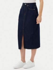 Pepe Jeans Spódnica jeansowa PL901186 Niebieski Regular Fit. Niebieskie spódnice Pepe Jeans, xs, bez wzorów, z bawełny. Za 219,99 zł.