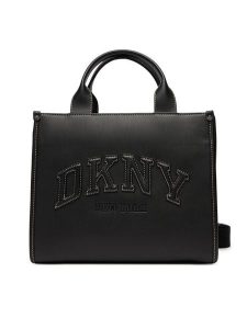 DKNY Torebka R52AQR57 Czarny. Czarne torebki klasyczne DKNY, bez wzorów, ze skóry, bez dodatków. Za 489,99 zł.