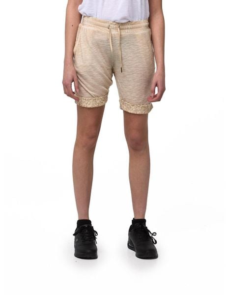 Szorty damskie Leone 1947 Apparel z koronką elastyczny pas. Brązowe rajstopy i pończochy LEONE 1947 APPAREL, bez wzorów, z koronki. Za 84,16 zł.