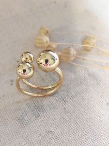 Atelier MIU Pozłacany pierścionek rozmiar: onesize. Żółte pierścionki Atelier MIU, pozłacane. Za 78,84 zł.