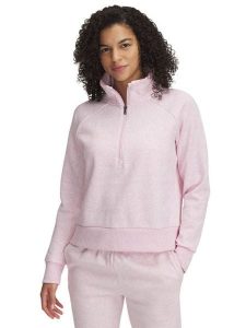 Under Armour Bluza "Rival" w kolorze jasnoróżowym rozmiar: S. Różowe bluzy Under Armour, s, bez wzorów, bez kaptura. Za 140,53 zł.