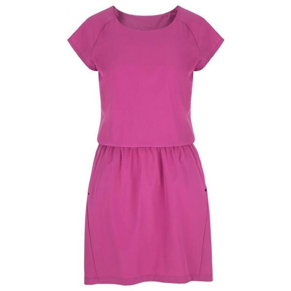 Sukienka sportowa damska LOAP Umbria, XS. Fioletowe sukienki WOMEN'S HEALTH, s, bez wzorów, sportowe, bez kołnierzyka, bez ramiączek, sportowe. Za 54,23 zł.