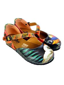 Goby Skórzane baleriny ze wzorem rozmiar: 40. Balerinki Goby, bez wzorów, bez obcasa, bez zapięcia. Za 195,99 zł.