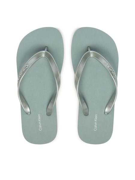 Calvin Klein Japonki Arwa HW0HW02956 Zielony. Zielone klapki Calvin Klein, bez wzorów, z syntetyku, bez obcasa. Za 96,99 zł.