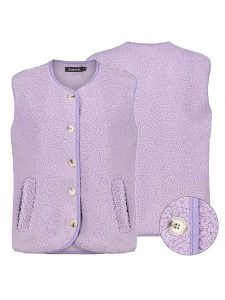 Sublevel Kamizelka pluszowa w kolorze lawendowym rozmiar: M/L. Różowe kamizelki Sublevel, l, bez wzorów, bez kołnierzyka, bez ramiączek, bez kaptura. Za 226,24 zł.