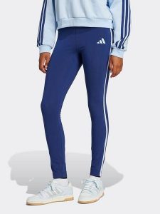 Adidas Legginsy w kolorze granatowym rozmiar: S. Niebieskie legginsy ADIDAS, bez wzorów, z podwyższonym stanem. Za 96,14 zł.