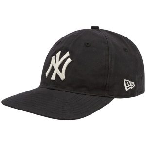 Czapka New Era Stretch Yankess New York 9Fifty, Dla obu płci. Czarne czapki New Era, bez wzorów, z bawełny. Za 139,99 zł.
