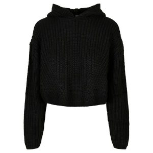 Bluza damska z kapturem Urban Classics oversized. Czarne bluzy Urban Classics, bez wzorów, z kapturem. Za 206,00 zł.