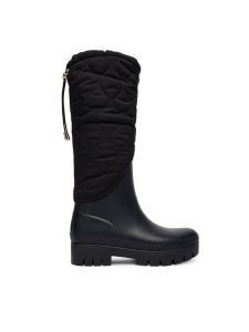 Barbour Kalosze Marnie LRF0117OL71 Czarny. Czarne kalosze Barbour, bez wzorów, z gumy. Za 479,99 zł.