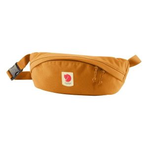 Saszetka Fjallraven Ulvo Hip Pack Medium - red gold. Brązowe nerki i saszetki Fjällräven, bez wzorów. Za 197,99 zł.