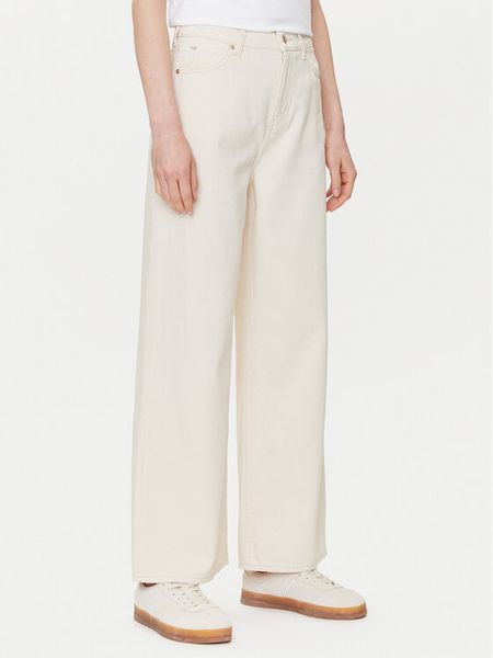 Mustang Jeansy Luise 1016209 Écru Wide Fit. Jeansy Mustang, bez wzorów, z bawełny. Za 219,99 zł.