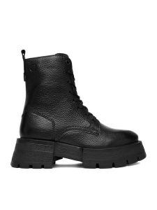 G-Star Raw Trzewiki CEO-WI16-525-02 Czarny. Czarne botki G-Star Raw, bez wzorów, ze skóry, bez obcasa, na płaskiej podeszwie, bez zapięcia. Za 379,99 zł.