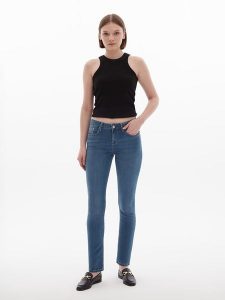 LTB Dżinsy "Aspen" - Slim fit - w kolorze niebieskim rozmiar: W26/L32. Niebieskie jeansy LTB, z aplikacjami. Za 74,63 zł.