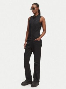 G-Star Raw Kombinezon Lynn D28416-C105 Czarny. Czarne sukienki G-Star Raw, m, bez wzorów, z bawełny, retro, bez kołnierzyka, bez ramiączek. Za 579,99 zł.