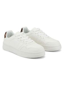 Freyling Sneakersy w kolorze biało-jasnobrązowym rozmiar: 40. Białe trampki Freyling, bez wzorów, bez zapięcia. Za 82,95 zł.