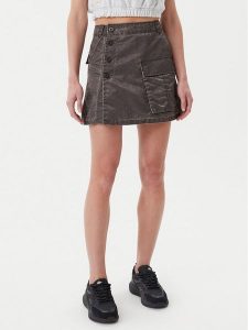 Alpha Industries Spódnica mini Vintage 156052 Szary Regular Fit. Szare spódnice Alpha Industries, m, bez wzorów, z syntetyku, vintage, mini. Za 299,99 zł.