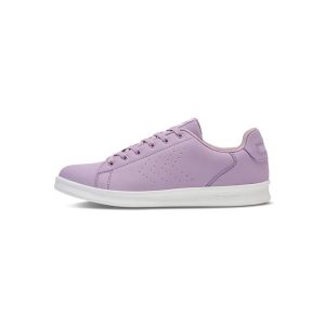 Trenerzy damscy Hummel Busan. Brązowe buty sportowe Hummel, bez wzorów, bez zapięcia. Za 181,50 zł.