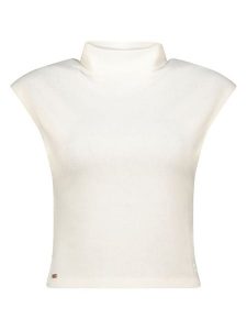 Geographical Norway Sweter "Fasmin" w kolorze kremowym rozmiar: L. Brązowe golfy Geographical Norway, bez wzorów. Za 79,59 zł.