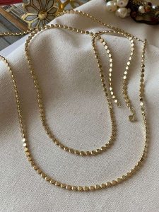 Luseera Pozłacany naszyjnik - dł. 45 cm rozmiar: onesize. Żółte naszyjniki Luseera, pozłacane. Za 65,99 zł.