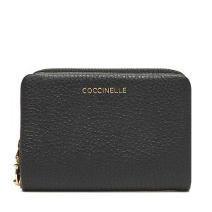 Portfel Coccinelle. Czarne portfele Coccinelle, bez wzorów. Za 499,99 zł.