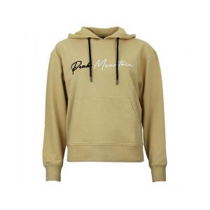 Damska bluza bawełniana Peak Mountain French Terry. Brązowe bluzy Peak Mountain, bez wzorów, z bawełny. Za 185,65 zł.