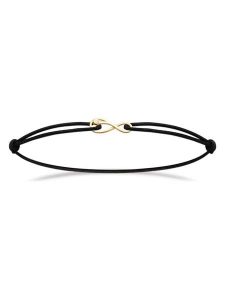 L'Atélier Précieux Bransoletka z elementem ozdobnym rozmiar: onesize. Czarne bransoletki l'Atelier precieux, z cyrkonią, z mosiądzu. Za 86,99 zł.