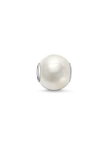 Thomas Sabo Srebrny charms rozmiar: onesize. Białe zawieszki Thomas Sabo, z perłą, srebrne. Za 78,95 zł.