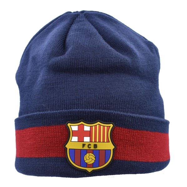 Czapka FC Barcelona - oficjalna licencjonowana. Niebieskie czapki FC BARCELONA, bez wzorów, sportowe. Za 94,70 zł.