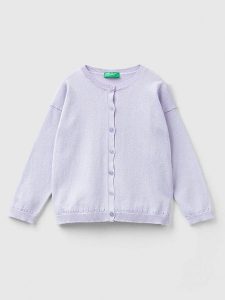 Benetton Kardigan w kolorze fioletowym rozmiar: 90. Różowe kardigany Benetton, ze splotem. Za 65,85 zł.