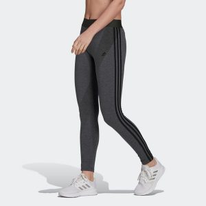 Legginsy LOUNGEWEAR Essentials 3-Stripes. Białe legginsy ADIDAS, bez wzorów. Za 82,00 zł.