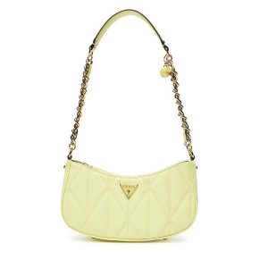 Torebka Guess. Żółte torebki klasyczne Guess, z aplikacjami, bez dodatków. Za 399,99 zł.