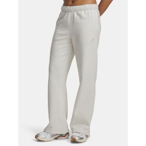 Spodnie Dresowe Damskie UA Icon Vida Flc Pant 6004853-110. Białe spodnie dresowe Under Armour, bez wzorów, z dresówki. Za 173,99 zł.