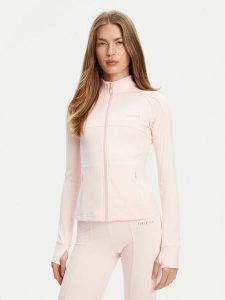Guess Bluza V5RP17 KCD02 Różowy Regular Fit. Czerwone bluzy Guess, l, z aplikacjami, z syntetyku, bez kaptura. Za 279,99 zł.