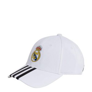 Czapka Real Madrid Home Baseball. Białe czapki ADIDAS, bez wzorów, sportowe. Za 131,50 zł.