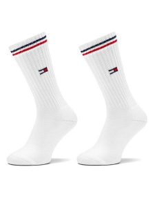 Tommy Hilfiger Skarpety długie 701228176 Biały. Białe komplety bielizny TOMMY HILFIGER, bez wzorów, z bawełny. Za 59,99 zł.