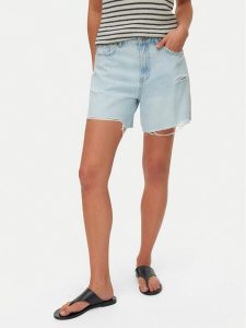 Vero Moda Szorty jeansowe Donna 10342100 Niebieski jasny Regular Fit. Niebieskie szorty Vero Moda, bez wzorów, z bawełny. Za 139,99 zł.