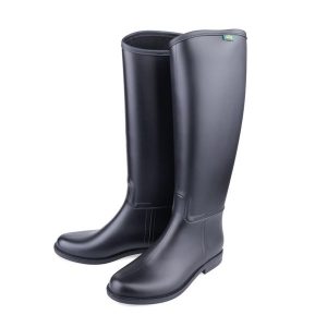 Buty do jazdy konnej USG Happy Boot Starter. Czarne kalosze USG, bez wzorów. Za 254,50 zł.
