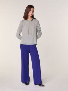 Rodier Wełniany sweter w kolorze szarym rozmiar: L. Szare swetry oversize Rodier, l, bez wzorów, z wełny, bez ramiączek. Za 260,99 zł.