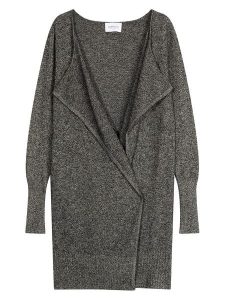 Perfect Cashmere Kaszmirowy kardigan "Abigail" w kolorze czarno-białym rozmiar: L. Czarne kardigany Perfect Cashmere, z kaszmiru. Za 478,99 zł.