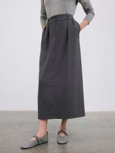 BGN Spódnica w kolorze antracytowym rozmiar: 36. Czarne spódnice BGN, na co dzień, bez wzorów, maxi. Za 78,99 zł.