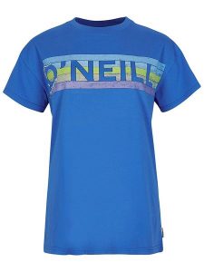 O'Neill Koszulka "Connective" w kolorze niebieskim rozmiar: L. Niebieskie bluzki O'Neill, l, bez wzorów, z bawełny, bez kołnierzyka, bez ramiączek. Za 65,85 zł.
