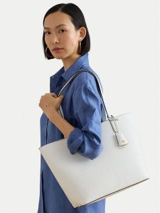 LAUREN RALPH LAUREN Torebka 431795329078 Kolorowy. Shopper bag Lauren Ralph Lauren, bez wzorów, ze skóry, bez dodatków. Za 725,99 zł.