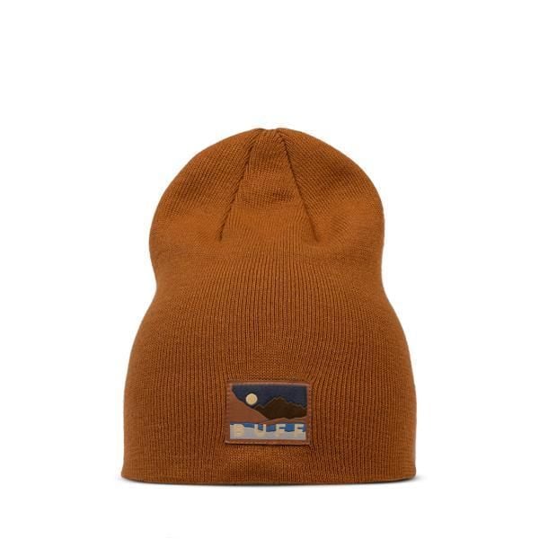 Czapka BUFF KNITTED BEANIE LILON LONG COPPER. Brązowe czapki Buff, bez wzorów, sportowe. Za 119,90 zł.