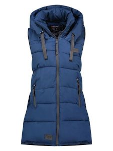Canadian Peak Kamizelka pikowana "Dolbeak" w kolorze granatowym rozmiar: XL. Niebieskie kamizelki Canadian Peak, xl, bez wzorów, bez kołnierzyka, bez ramiączek, bez kaptura. Za 210,81 zł.