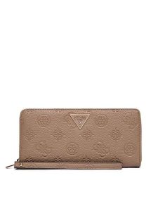 Guess Portfel Cresidia II Slg SWPD98 88146 Brązowy. Brązowe portfele Guess, z aplikacjami, ze skóry. Za 199,99 zł.