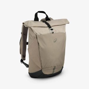 Plecak turystyczny Quechua NH500 Escape Rolltop 16+4 litry. Brązowe plecaki QUECHUA. Za 129,99 zł.
