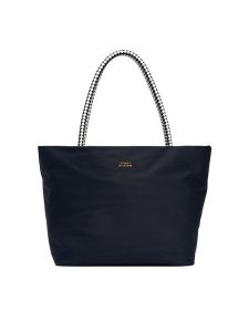 Tommy Hilfiger Torebka Th Marina Hobo/Tote Nylon AW0AW18862 Granatowy. Niebieskie shopper bag TOMMY HILFIGER, bez wzorów, z materiału, bez dodatków. Za 569,99 zł.